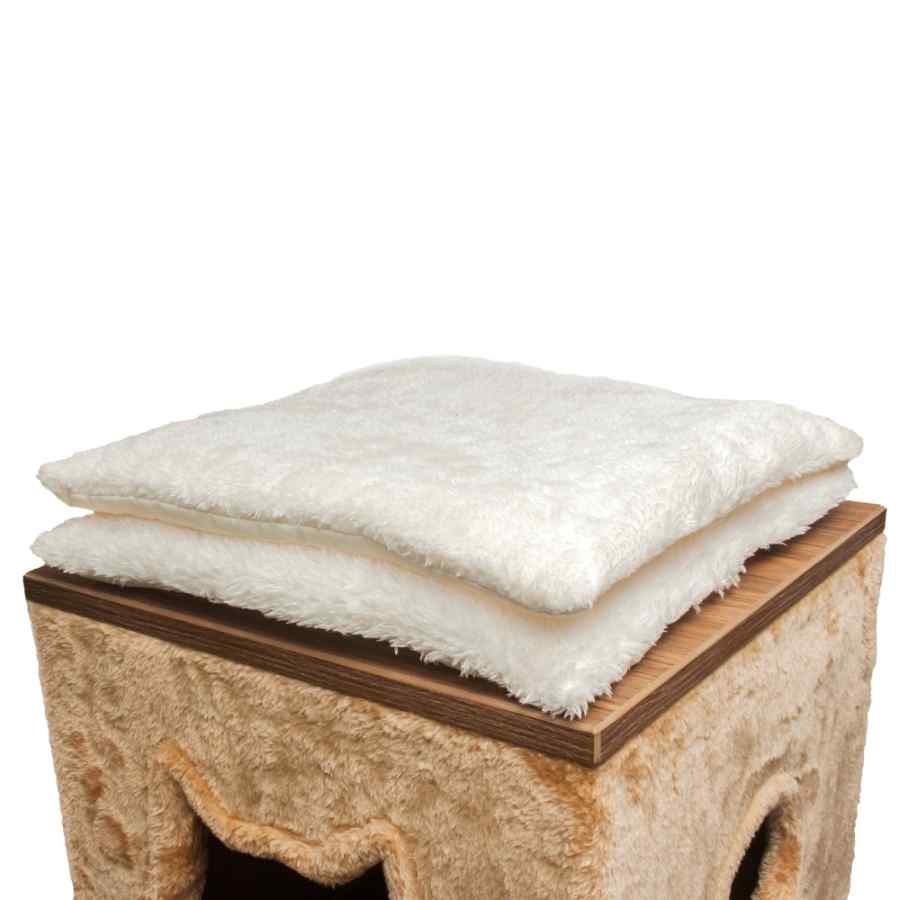 Mueble De Melamina 2 Niveles C&P (40x40x80 Cm) Beige/Camello, , large image number null